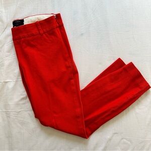 J.Crew red Minnie pants size 0